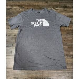 The North Face Mens Grey Half-Dome Logo Tee Size Large 2124